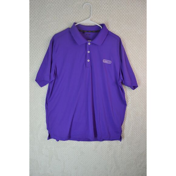 Adidas Men's XL Purple Short Sleeve Golf Polo - Picture 1 of 11